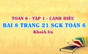 Bài 8 trang 21 SGK Toán 6 tập 1 Cánh Diều